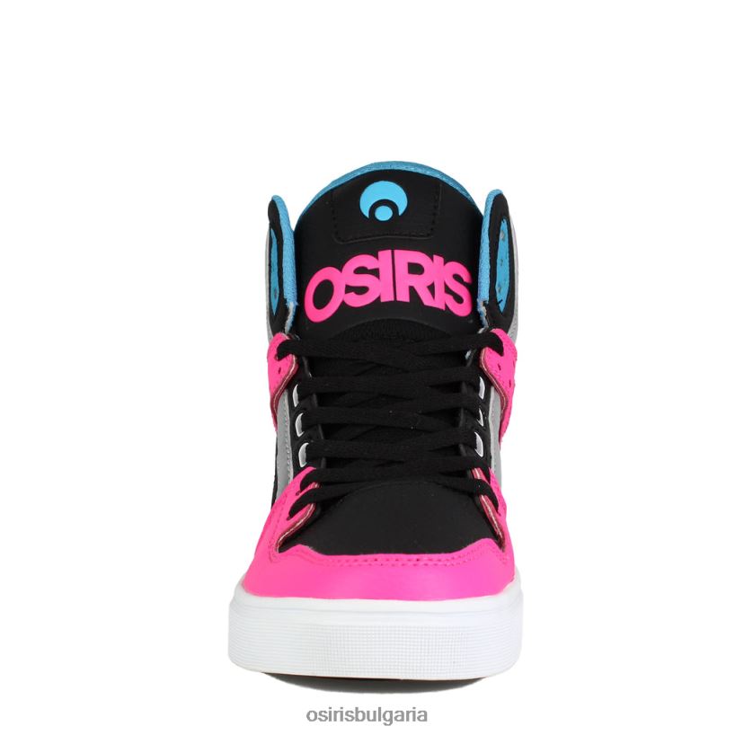клонинг унисекс черно/розово/циан 44002B23 Osiris обувка
